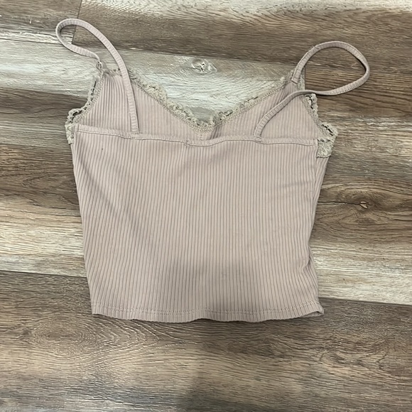 nude-pink garage tank w lace detail - Picture 2 of 2